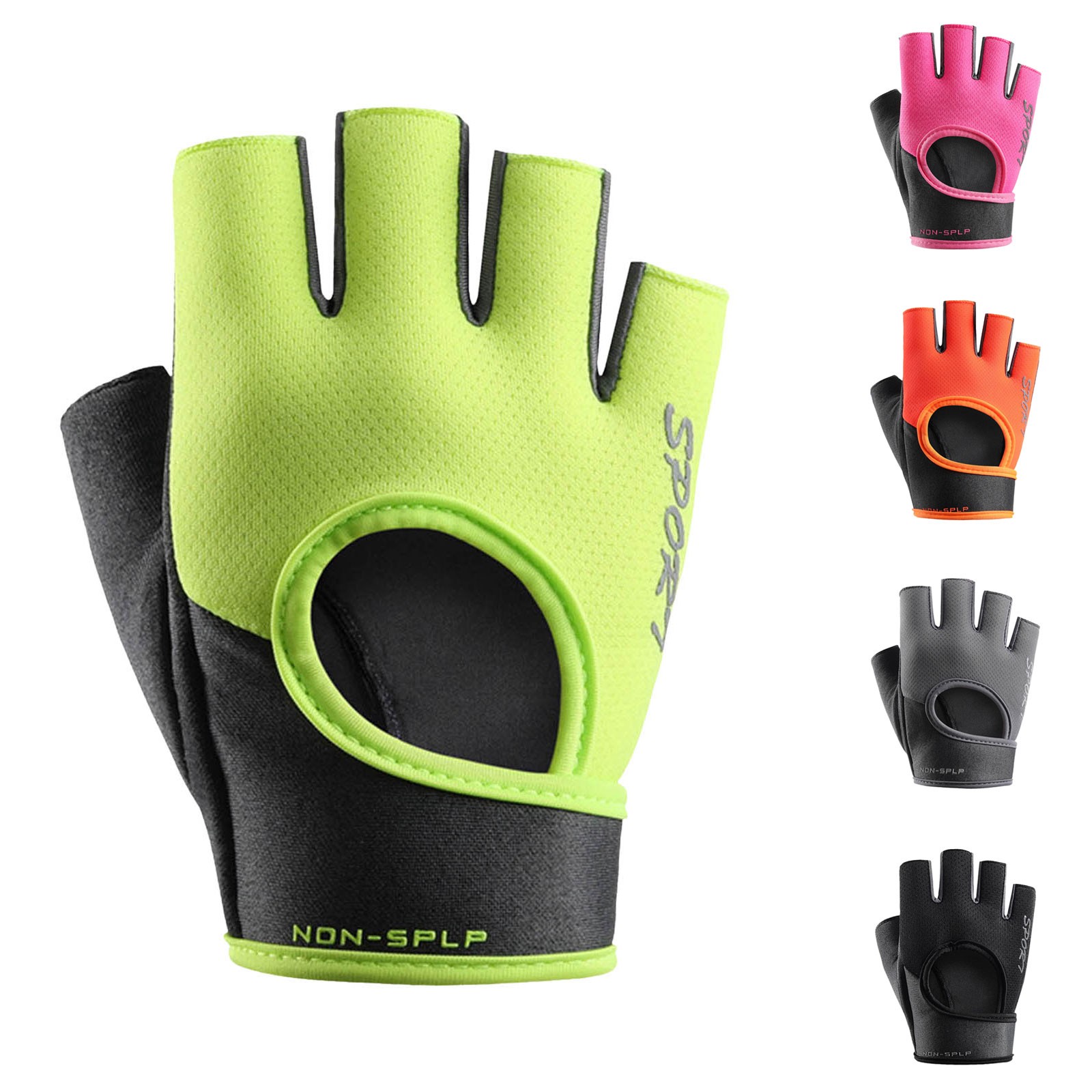 Workout Glove Gym - Велосипедные перчатки с открытыми пальцами, дышащие,